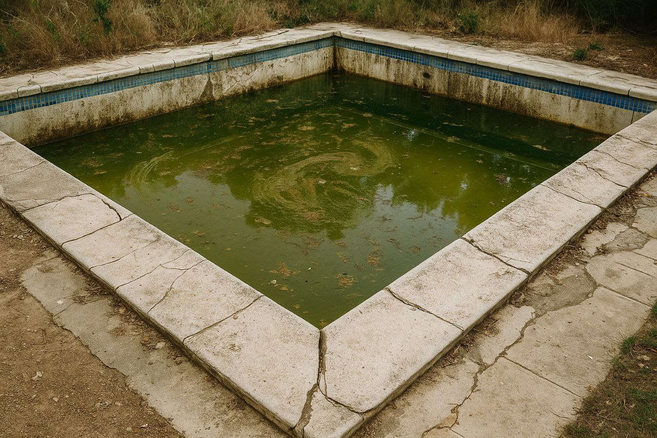 Sala deteriorada
